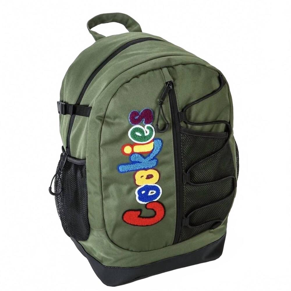 NEW COOKIES women's smell proof bungee nylon backpack in olive